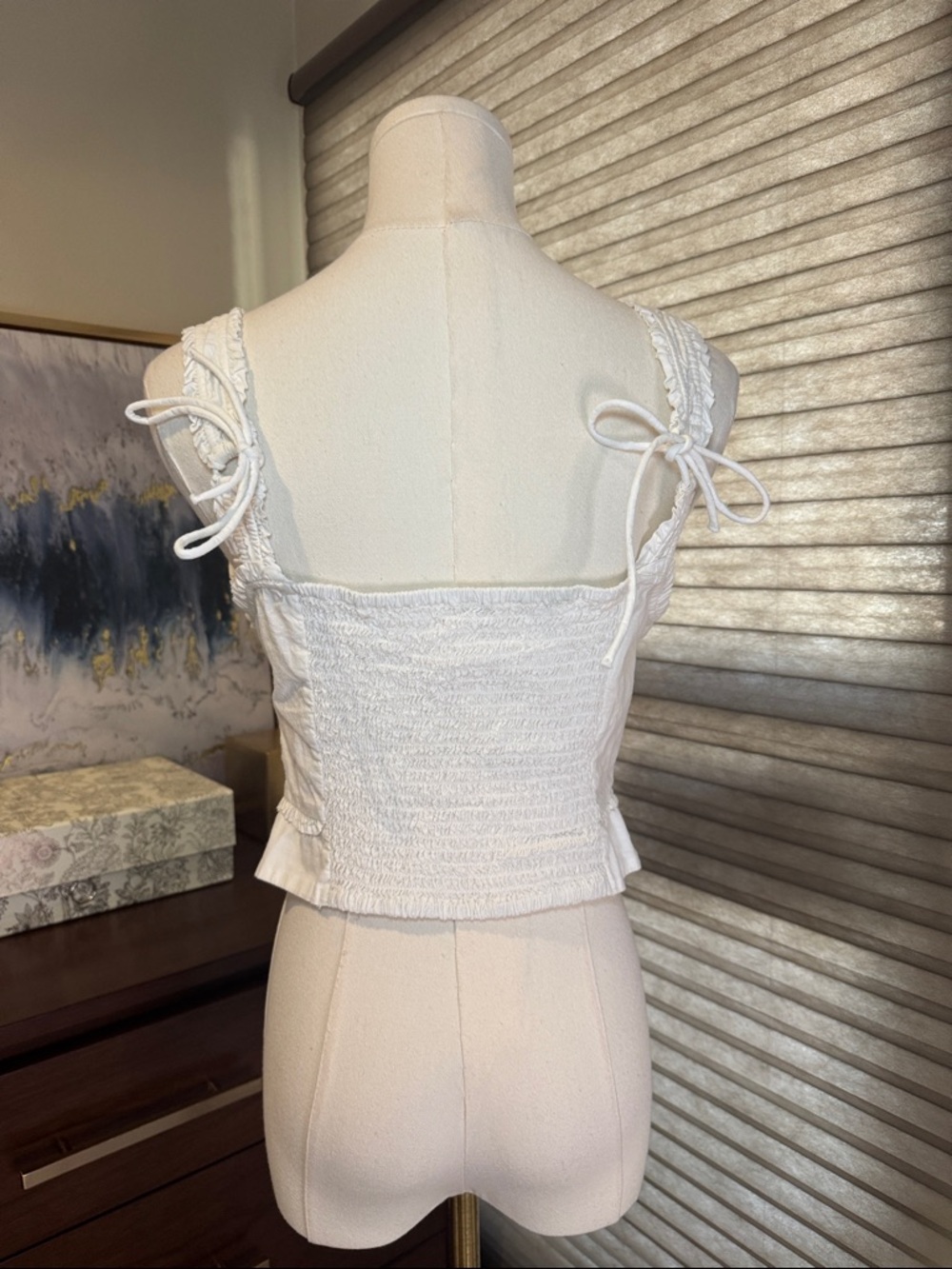 Free People Kerry Embroidered Tank. Size XS - Picture 6 of 8